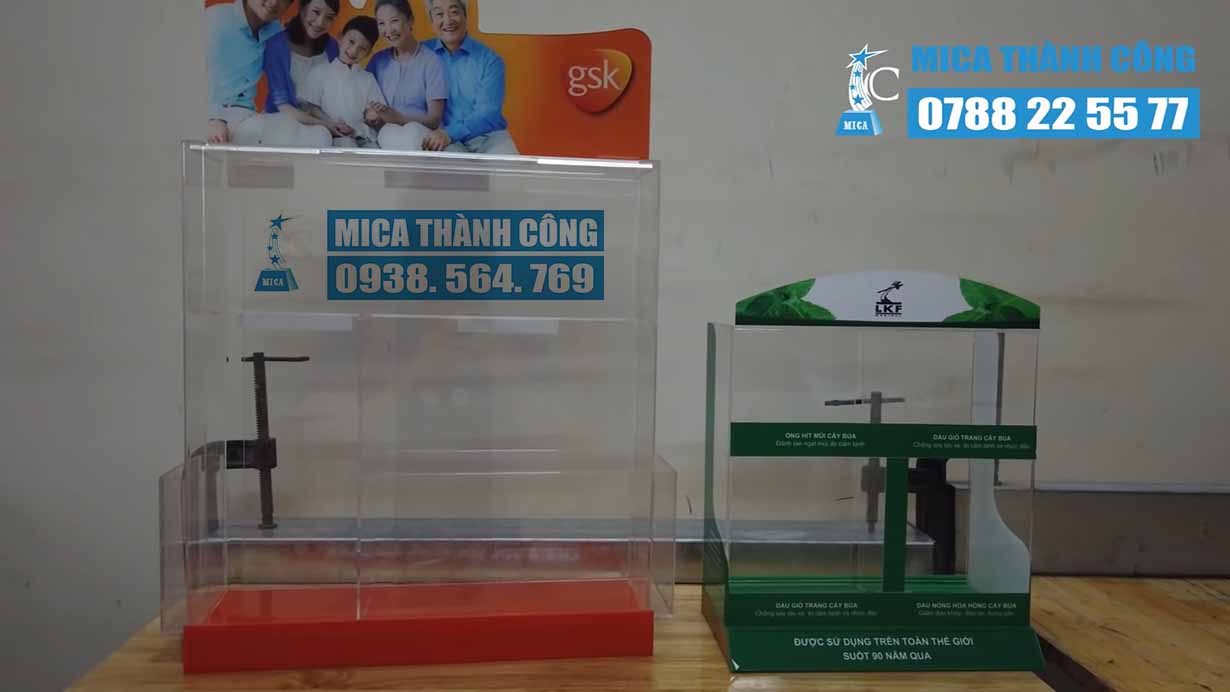 Tủ mica trưng bày