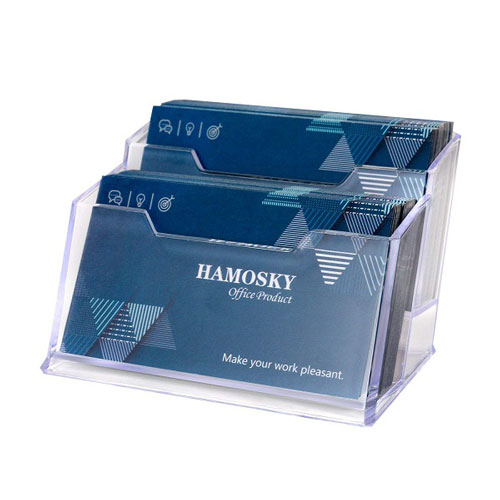 Hộp card visit bằng mica để bàn