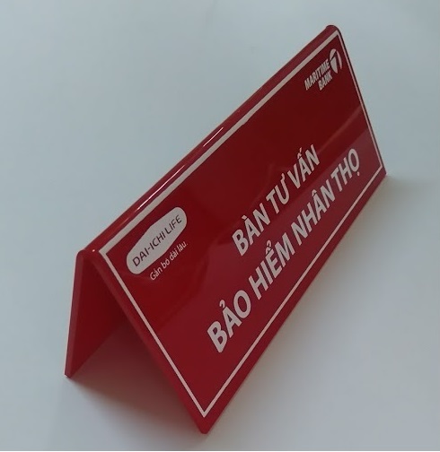 Biển Mica chức danh 1