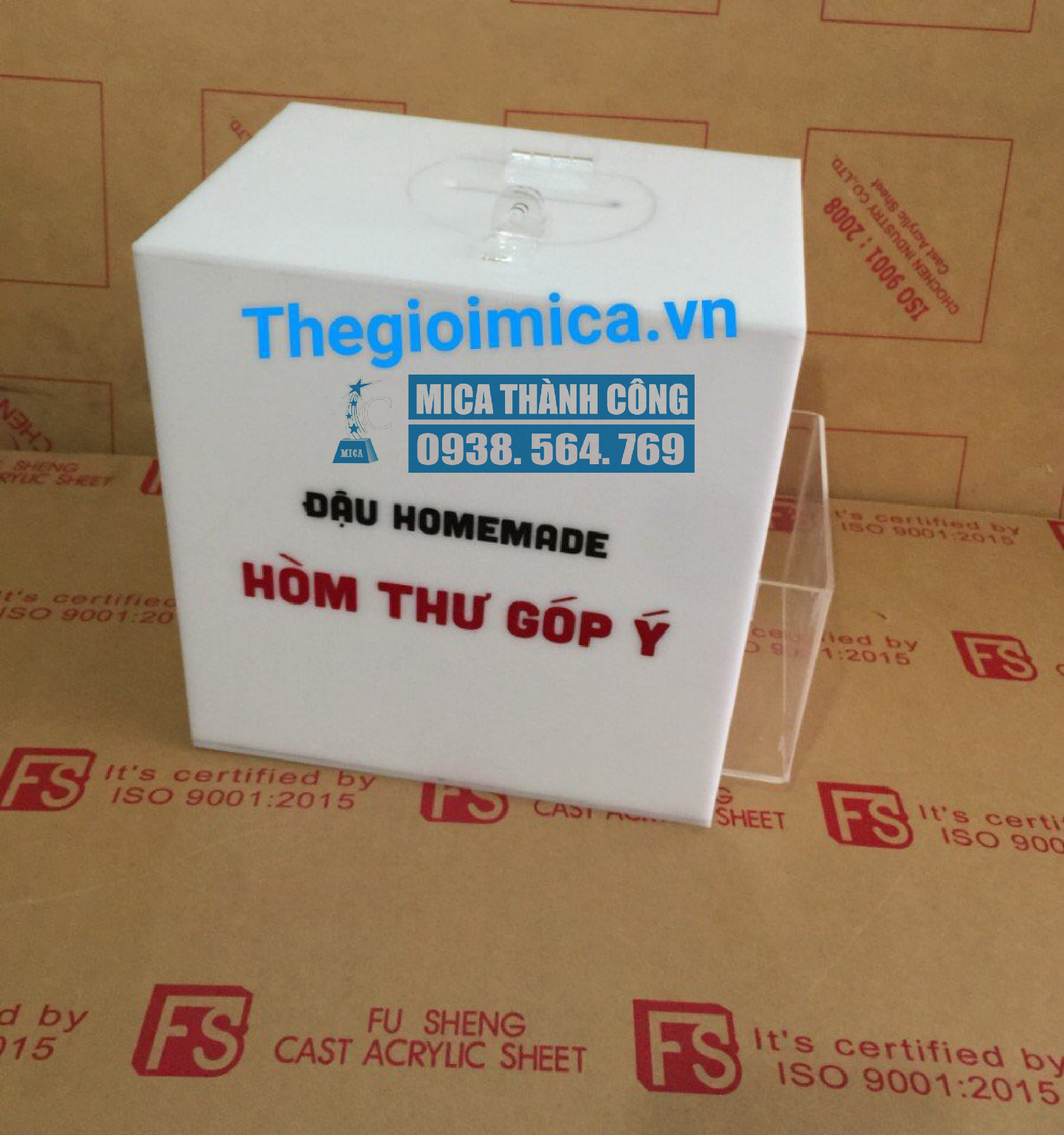 Hòm Thư Góp Ý Bằng Mica
