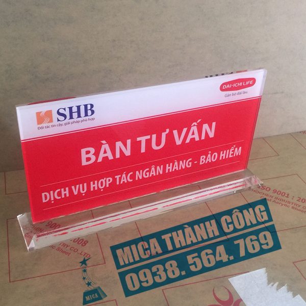 Biển mica chức danh 5