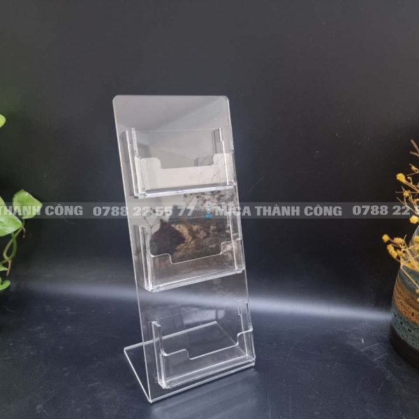 Kệ mica card visit nhiều ngăn