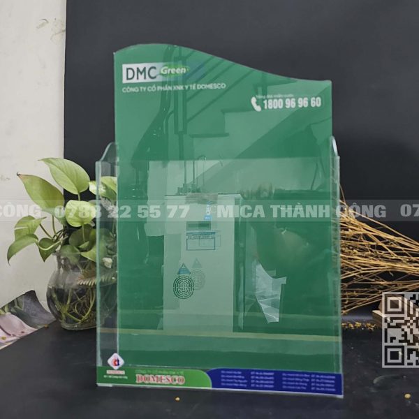 Kệ Mica 1 ngăn trưng bày dược phẩm