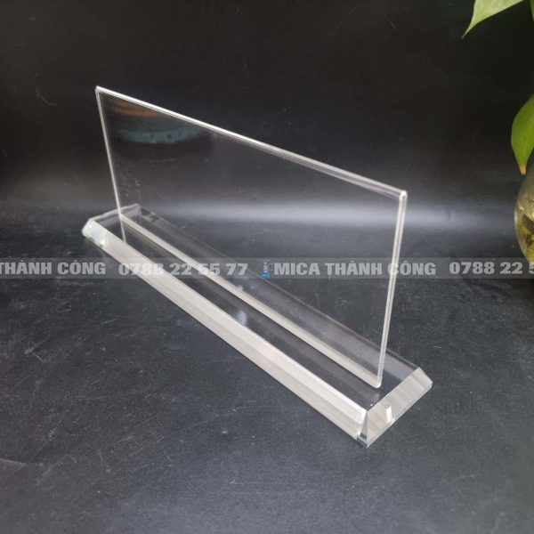 Kệ mica chức danh để bàn