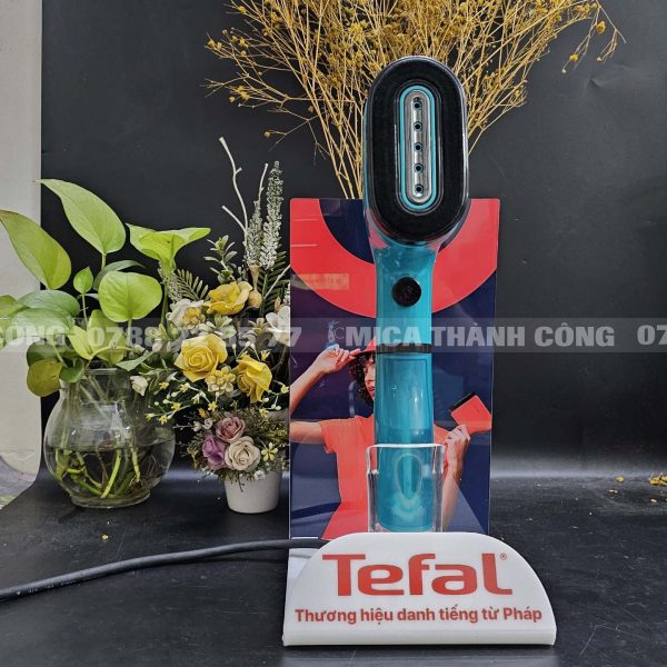 Kệ mica trưng bày bàn ủi hơi nước