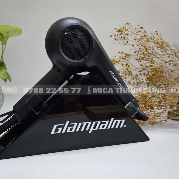 Kệ mica trưng bày máy sấy tóc